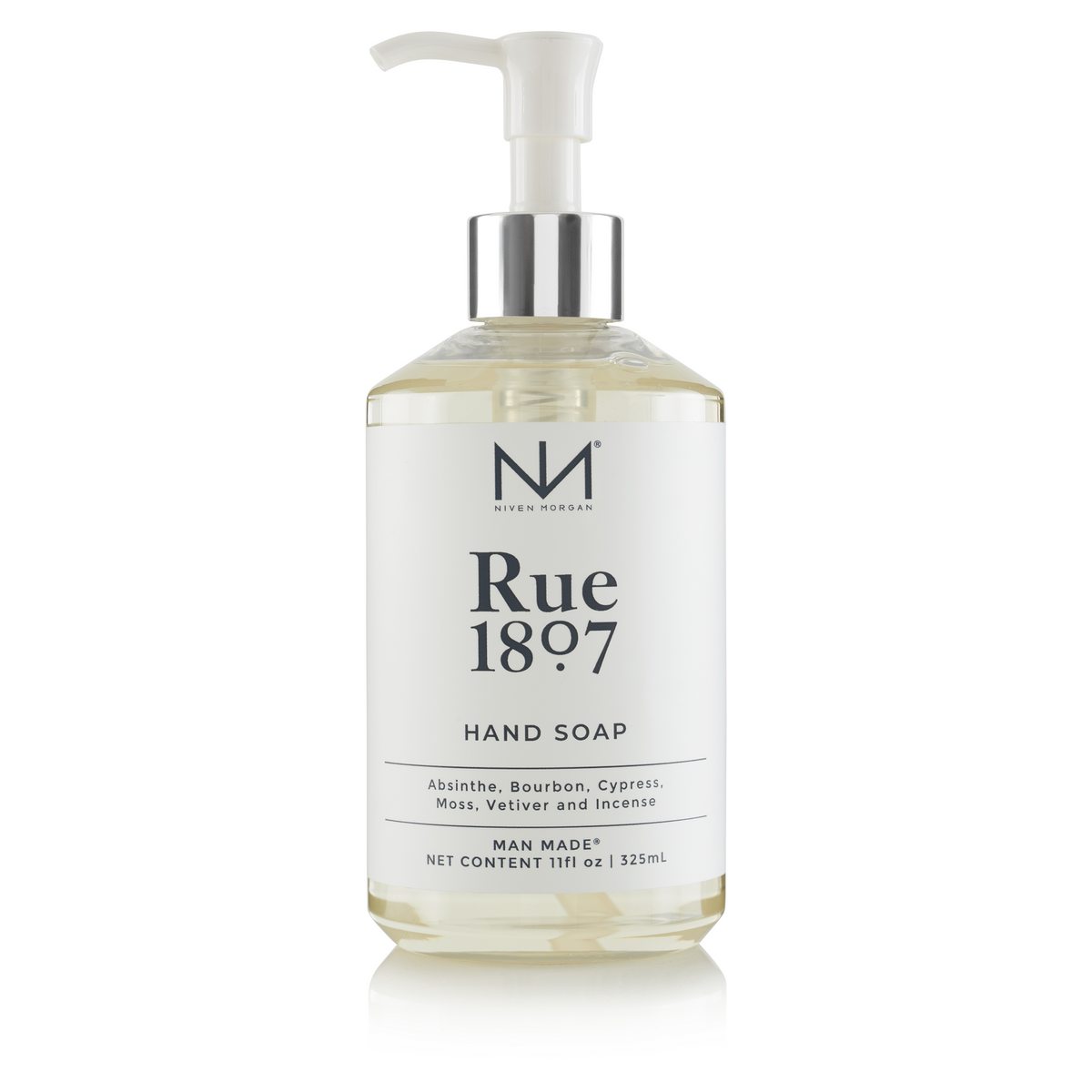 Niven Morgan Rue 1807 Black Cypress Hand Soap 11 oz-Niven Morgan-Oak Manor Fragrances