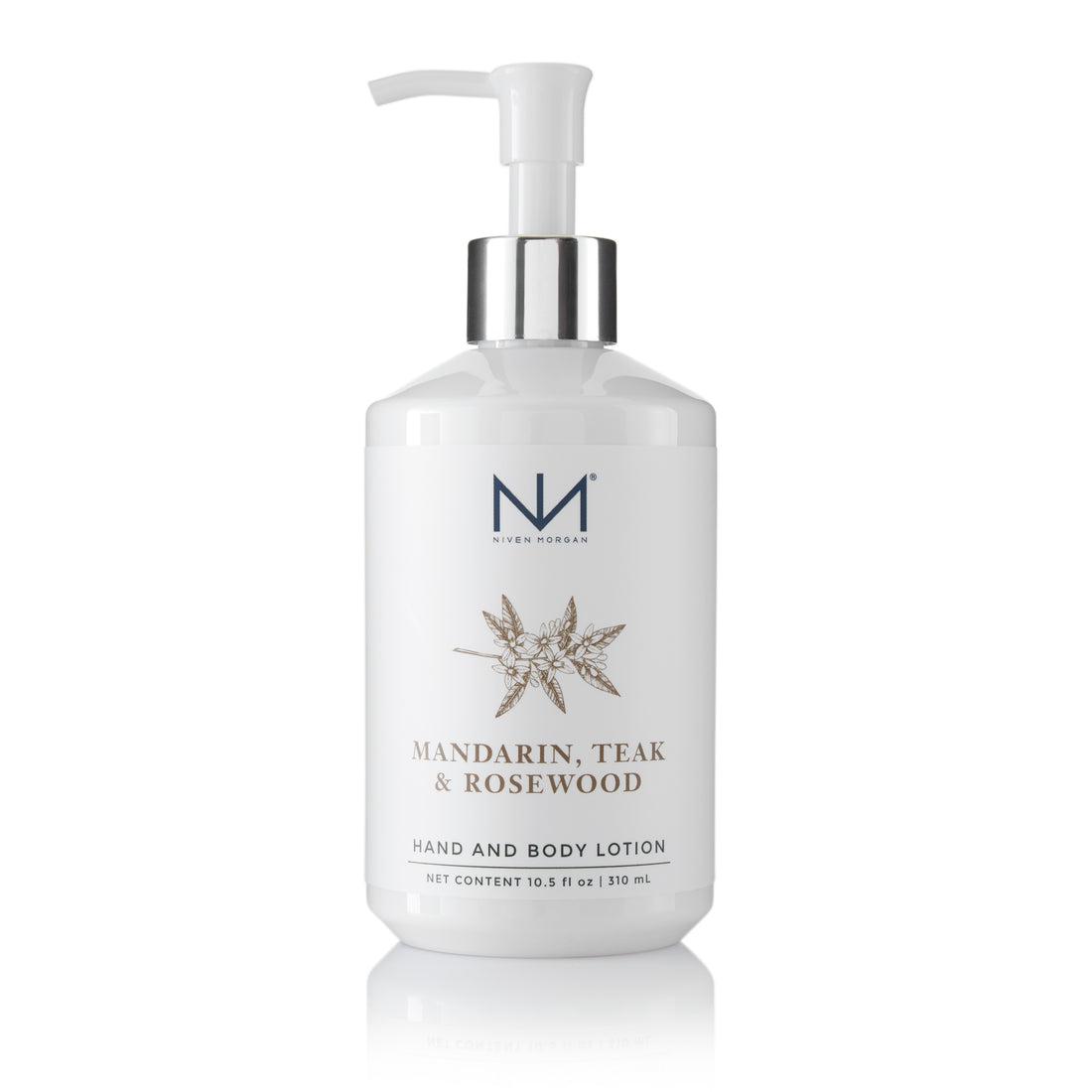 Niven Morgan Mandarin Teak and Rosewood Hand Lotion-Niven Morgan-Oak Manor Fragrances