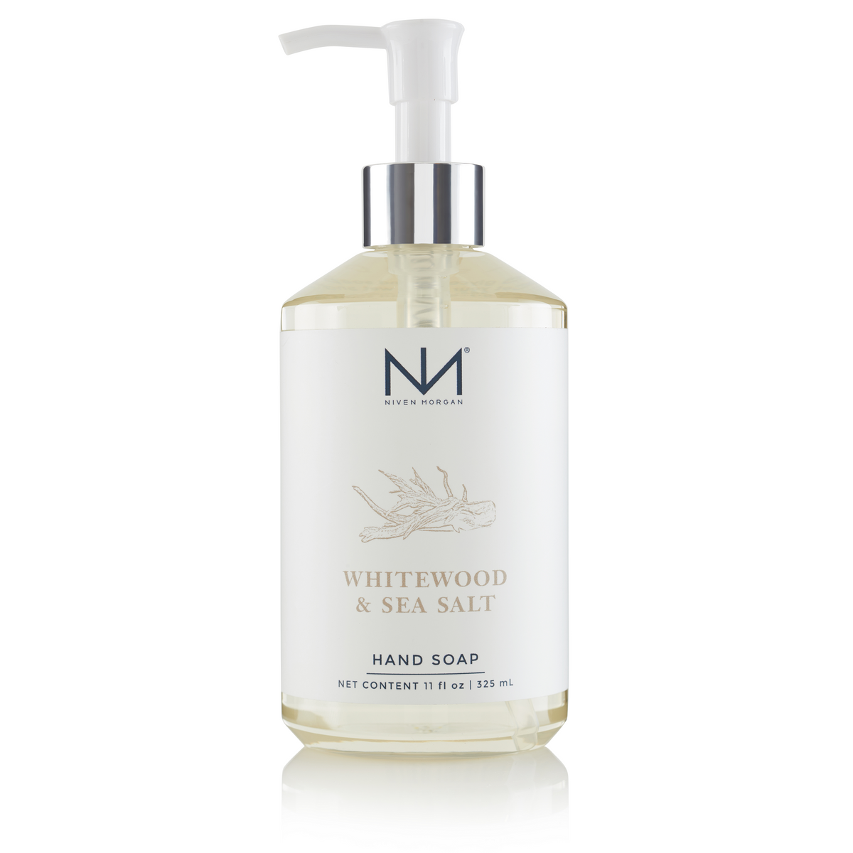 Niven Morgan Whitewood and Sea Salt Hand Soap 11 oz-Niven Morgan-Oak Manor Fragrances