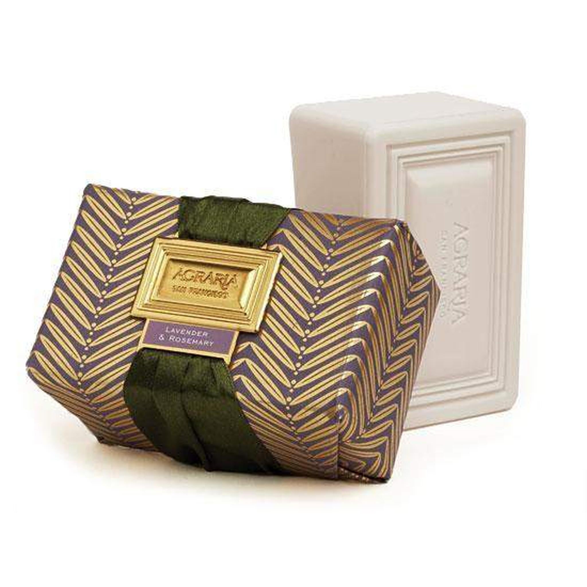 Agraria Luxury Bath Bar - Lavender and Rosemary-Agraria San Francisco Home-Oak Manor Fragrances