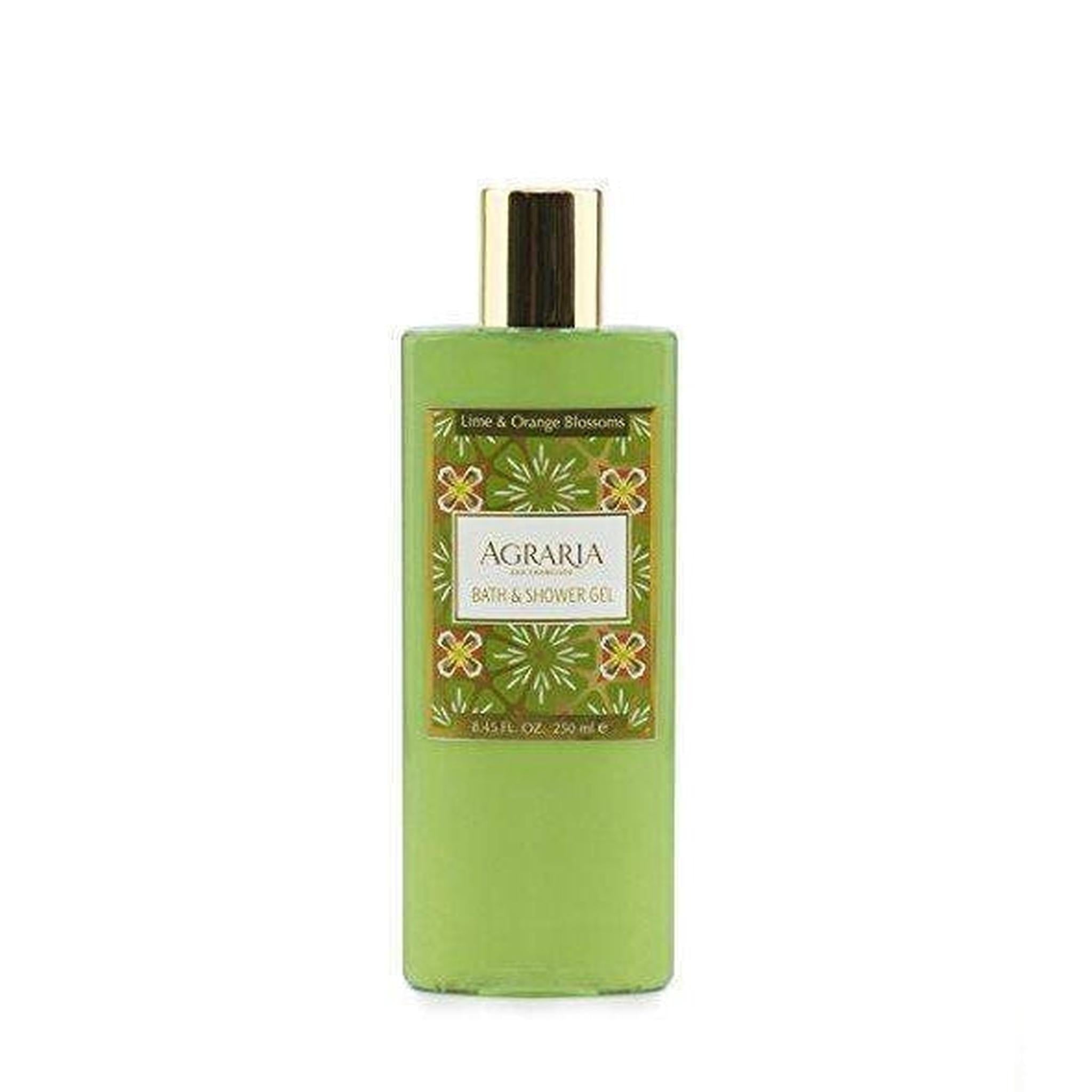 Agraria San Francisco Home Lime and Orange Blossoms Bath and Shower Gel 8.45 oz-Agraria San Francisco Home-Oak Manor Fragrances