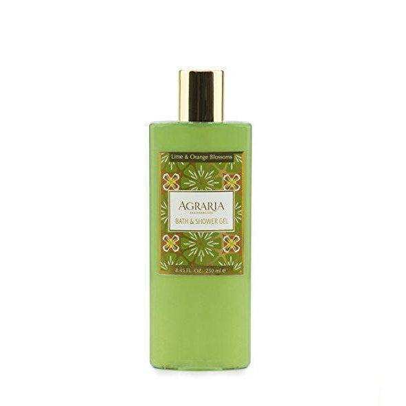 Agraria San Francisco Home Lime and Orange Blossoms Bath and Shower Gel 8.45 oz-Agraria San Francisco Home-Oak Manor Fragrances