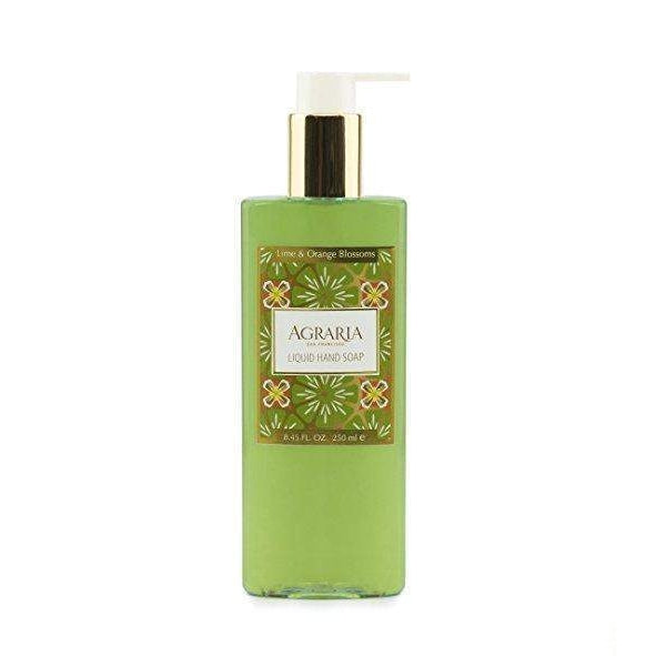 Agraria San Francisco Home Lime and Orange Blossoms Liquid Hand Soap 8.45 oz-Agraria San Francisco Home-Oak Manor Fragrances
