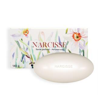 Fragonard 2023 Flower of the Year Narcisse (Narcissus) Large Pebble Soap-Fragonard Parfumeur-Oak Manor Fragrances