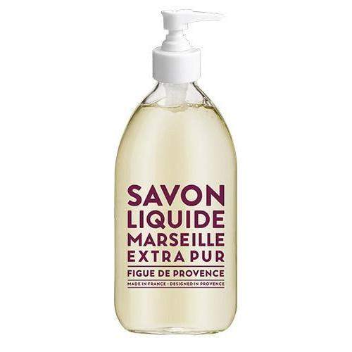 Compagnie de Provence Fig of Provence Liquid Marseille Soap 16.7 oz Glass Bottle-Compagnie de Provence Savon de Marseille-Oak Manor Fragrances