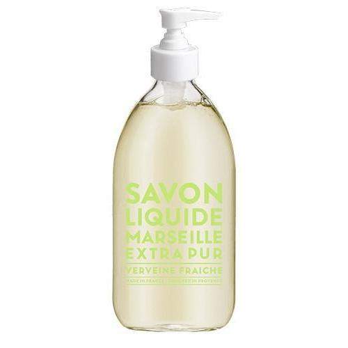 Compagnie de Provence Fresh Verbena Liquid Marseille Soap 16.7 oz Glass Bottle-Compagnie de Provence Savon de Marseille-Oak Manor Fragrances