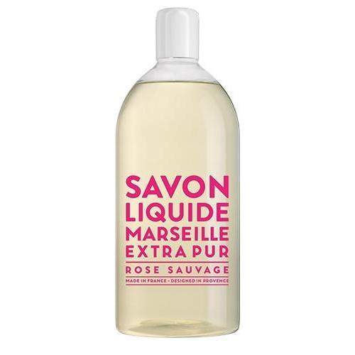 Compagnie de Provence Wild Rose Liquid Marseille Soap Refill-Compagnie de Provence Savon de Marseille-Oak Manor Fragrances