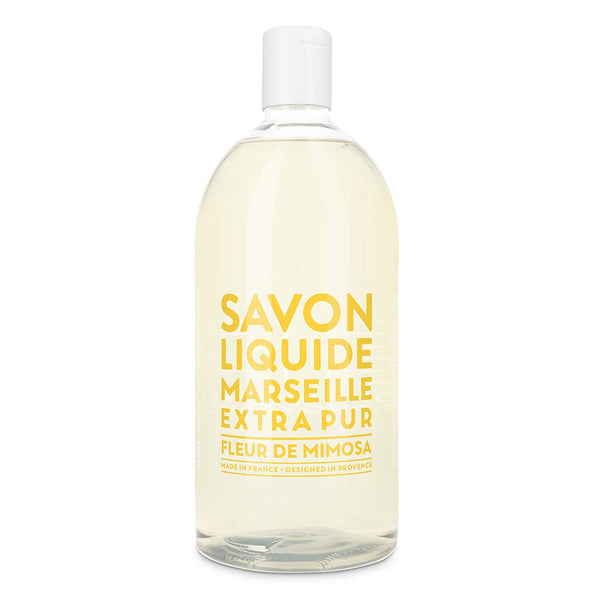 Compagnie de Provence Mimosa Flower Liquid Hand Soap Refill 33.8 oz-Compagnie de Provence Savon de Marseille-Oak Manor Fragrances