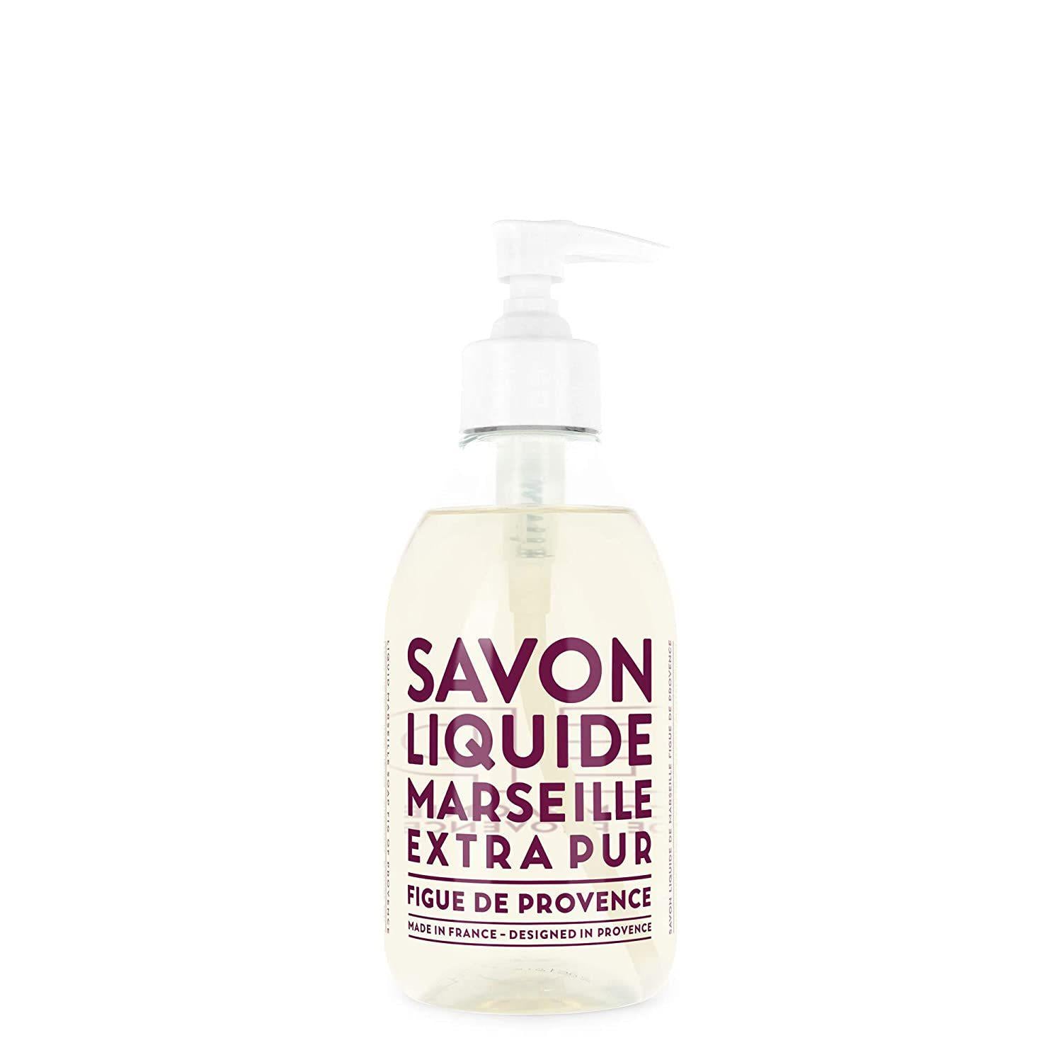 Compagnie de Provence Fig of Provence Liquid Marseille Soap 10 oz Plastic Bottle-Compagnie de Provence Savon de Marseille-Oak Manor Fragrances