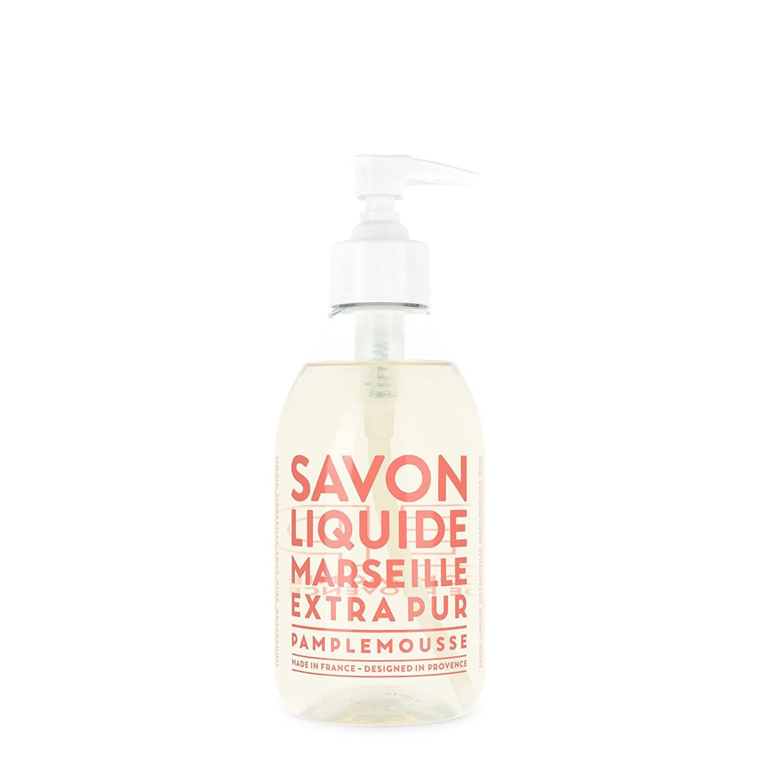 Compagnie de Provence Pink Grapefruit Liquid Marseille Soap 10 oz Plastic Bottle-Compagnie de Provence Savon de Marseille-Oak Manor Fragrances