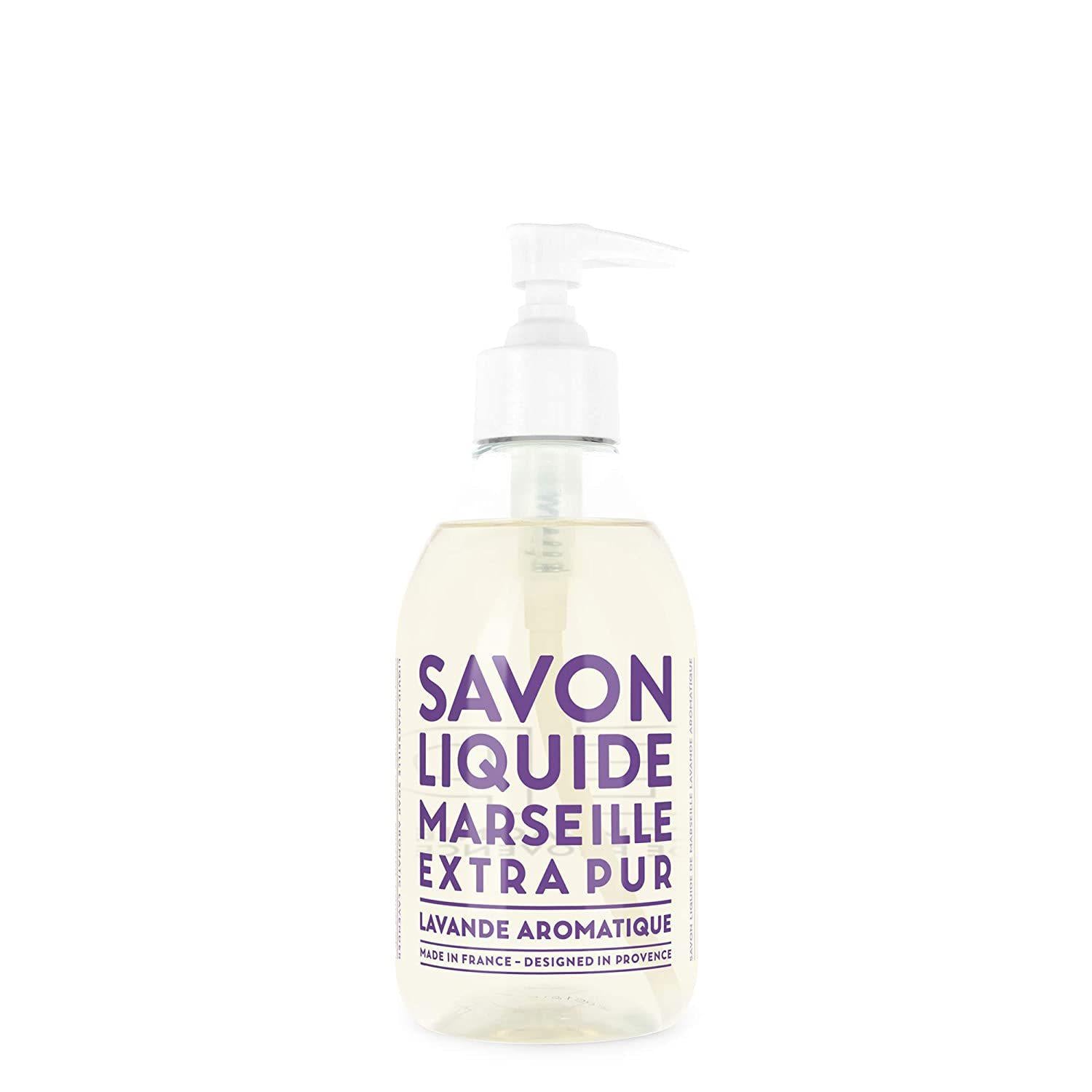 Compagnie de Provence Aromatic Lavender Liquid Marseille Soap 10 oz Plastic Bottle-Compagnie de Provence Savon de Marseille-Oak Manor Fragrances