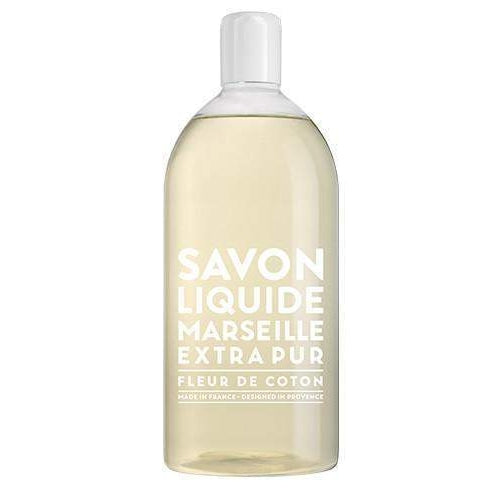 Compagnie de Provence Cotton Flower Liquid Marseille Soap Refill-Compagnie de Provence Savon de Marseille-Oak Manor Fragrances
