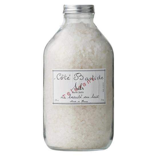 Cote Bastide Lait (Milk) Coarse Bath Sea Salt 1 Liter-Cote Bastide-Oak Manor Fragrances