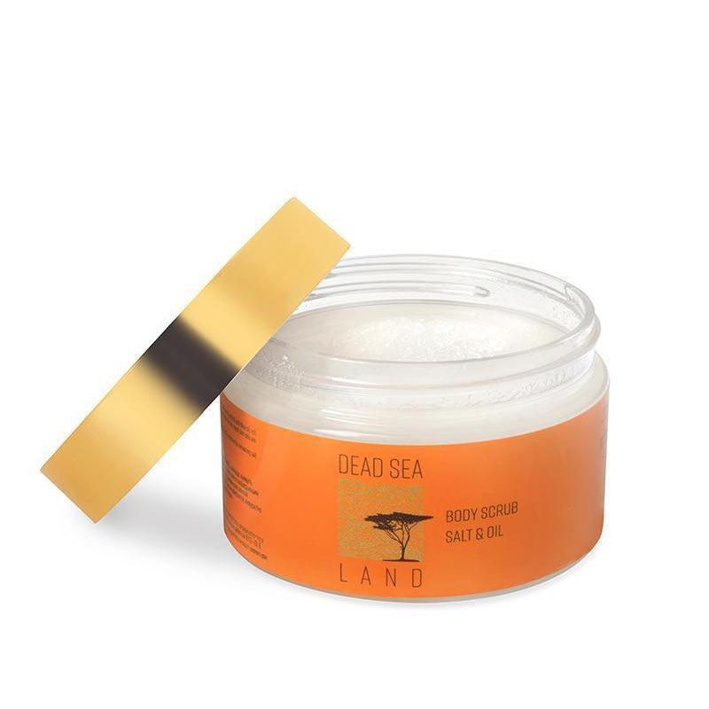 Dead Sea Land Body Scrub with Salt and Oil-Dead Sea Land-Oak Manor Fragrances