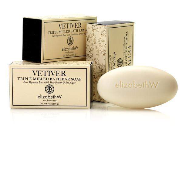 Elizabeth W Vetiver Soap Bath Bar 7 oz-Elizabeth W-Oak Manor Fragrances