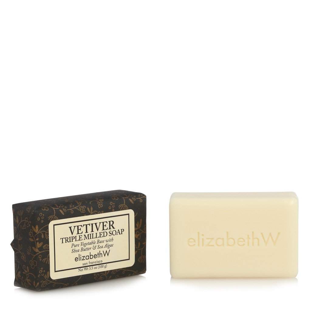 Elizabeth W Vetiver Triple-Milled 3.5 oz Soap-Elizabeth W-Oak Manor Fragrances