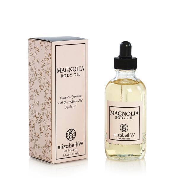 Elizabeth W Magnolia Body Oil 4 oz-Elizabeth W-Oak Manor Fragrances