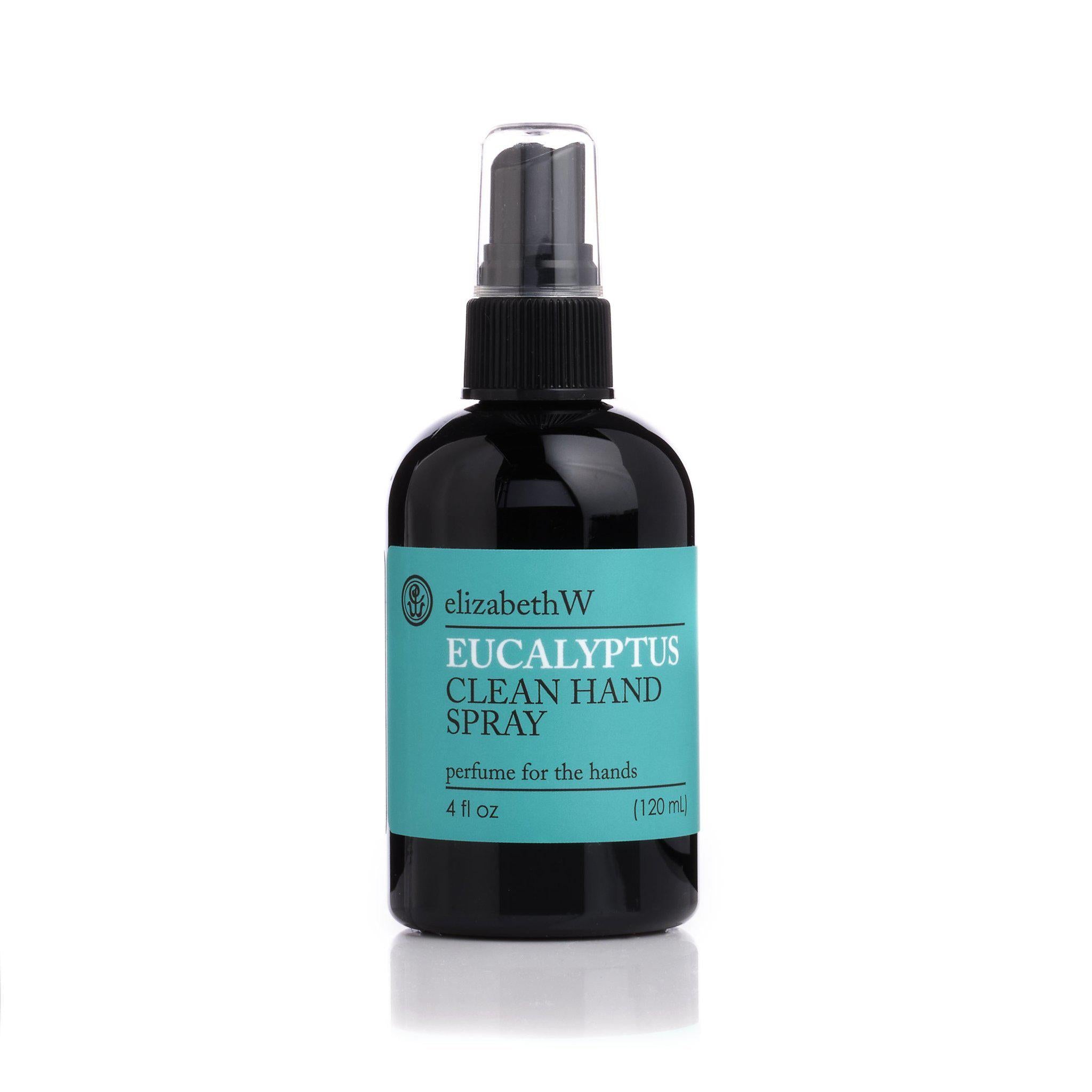 Elizabeth W Clean Hand Spray 4 oz (70% Alcohol) Eucalyptus-Elizabeth W-Oak Manor Fragrances