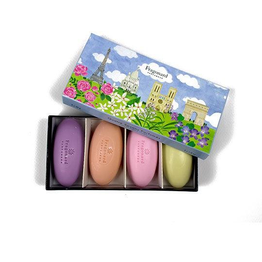 Fragonard Paris 4 Guest Soap Gift Set-Fragonard Parfumeur-Oak Manor Fragrances