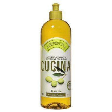 Fruits and Passion Cucina Coriander and Olive Tree Dish Detergent 500 ml-Fruits and Passion Cucina-Oak Manor Fragrances