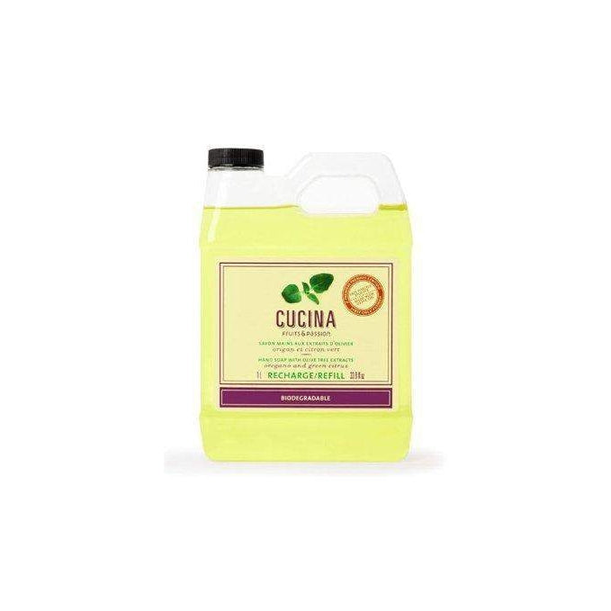Fruits and passion Cucina Oregano and Green Citrus Hand Soap Refill-Fruits and Passion Cucina-Oak Manor Fragrances
