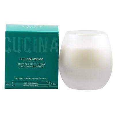Fruits and Passion Cucina Perfumed Candle Lime Zest and Cypress-Fruits and Passion Cucina-Oak Manor Fragrances