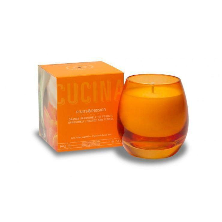 Fruits and Passion Cucina Perfumed Candle Sanguinelli Orange and Fennel-Fruits and Passion Cucina-Oak Manor Fragrances