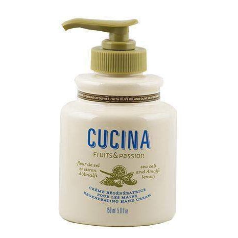 Fruits and Passion Regenerating Hand Cream 5 fl oz Sea Salt and Amalfi Lemon-Fruits and Passion Cucina-Oak Manor Fragrances