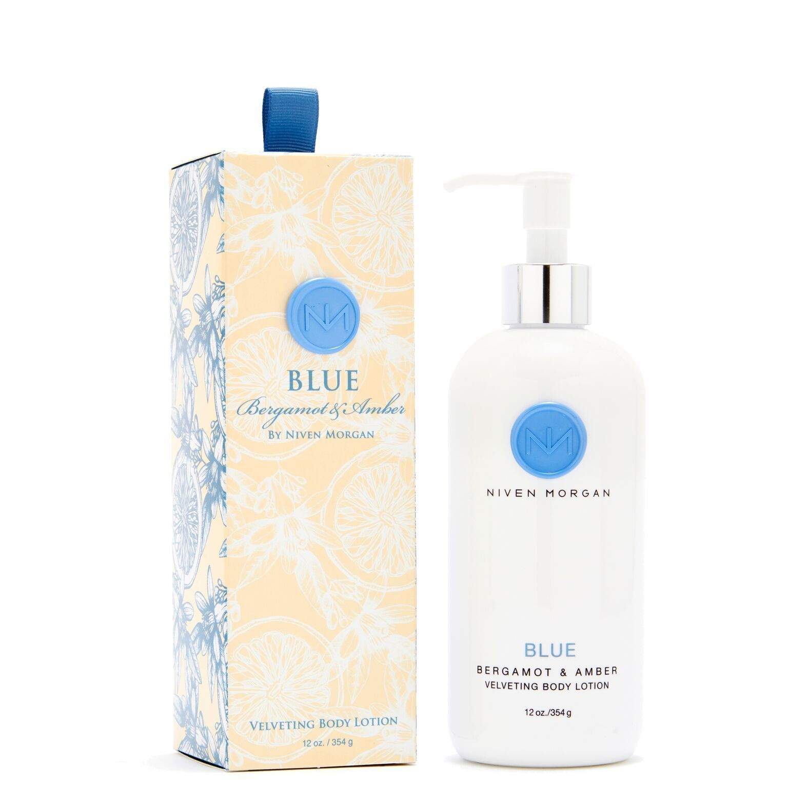 Niven Morgan Blue Body Lotion 12 oz-Niven Morgan-Oak Manor Fragrances