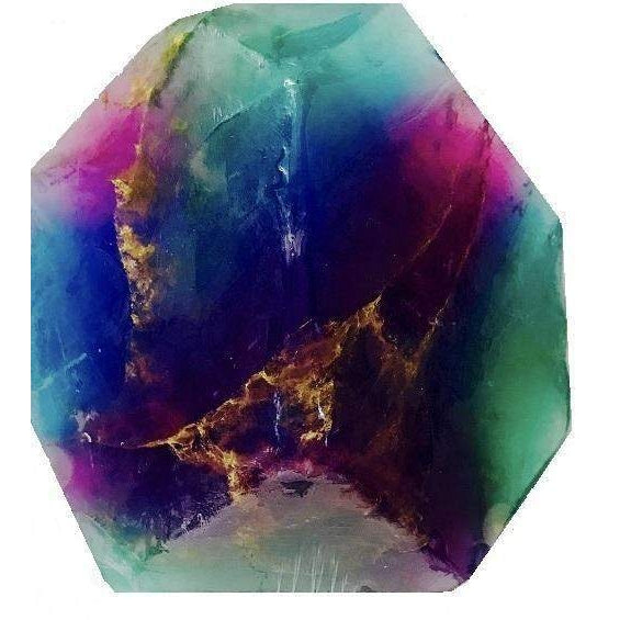 T.S. Pink SoapRocks 6 oz Rainbow Fluorite-T.S. Pink SoapRocks-Oak Manor Fragrances